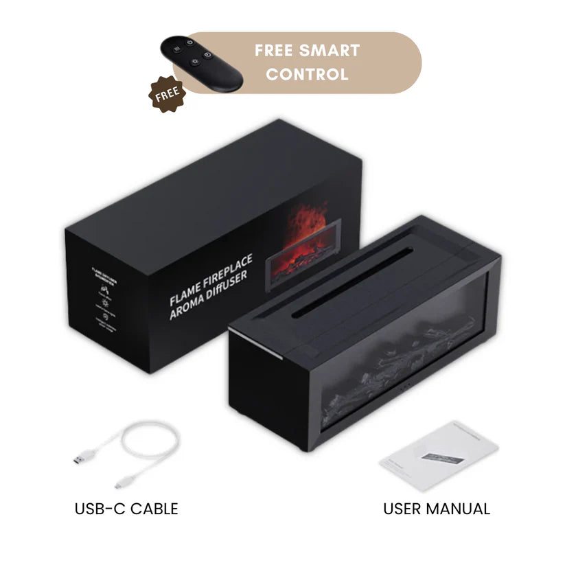 CozyFire™ - Acogedor Humificador con forma de Llama